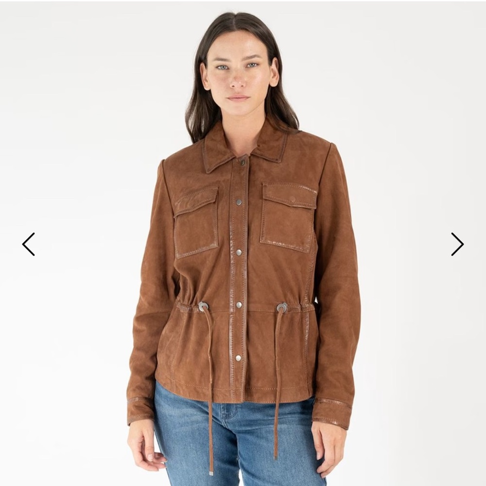 NWT! Mauritius Amaly Rf Leather Jacket